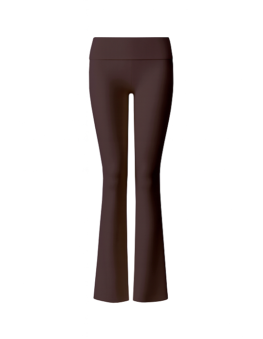 Брюки клеш с широким поясом MELA