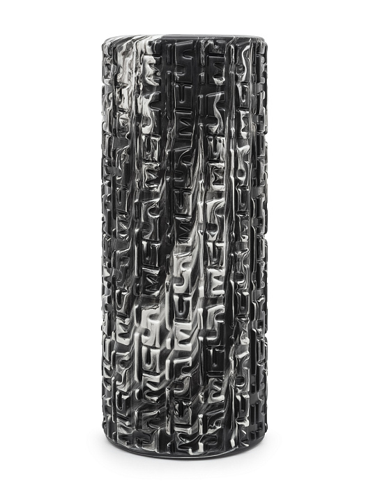 Мраморный черный ролик MELA