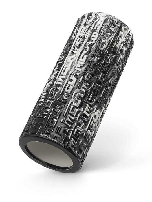 Мраморный черный ролик MELA